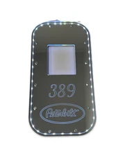 Peterbilt 389 Exact Fit Replacement Shift Boot Plate White