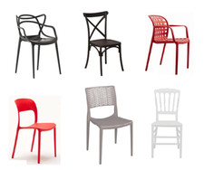 SEDIA POLIPROPILENE INTERNO ED ESTERNO VARI MODELLI E  COLORI