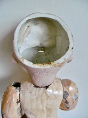 POUPÉE ANCIENNE RARE TÊTE SFBJ 1ère ÉPOQUE MARQUÉE "XX SFBJ DÉPOSÉ 7" - 56 cm - Imagen 14 de 24