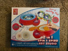 2 in 1 Spin  Spiro Tie-Die Art and Craft Studio Age 6 by Play2Play Anker Play