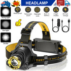 <!--F#f_0-->12000000lm USB Rechargeable Headlight Head Torch Lamp Flashlight LED Headlamp AU<!--F/-->