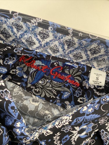 ROBERT GRAHAM Clovis Long Sleeve Woven Shirt Mens S Classic Fit Cotton New NWT - Picture 6 of 6