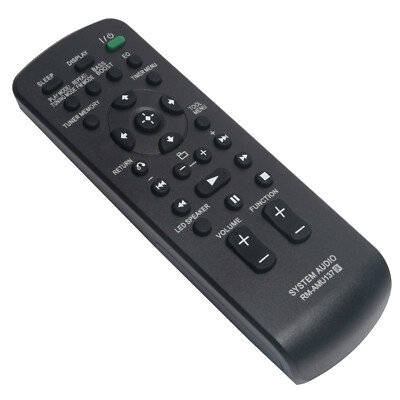 RM-AMU137 Replace Remote for Sony Audio System CMT-LX30iR CMT-LX40i CMT-MX500I