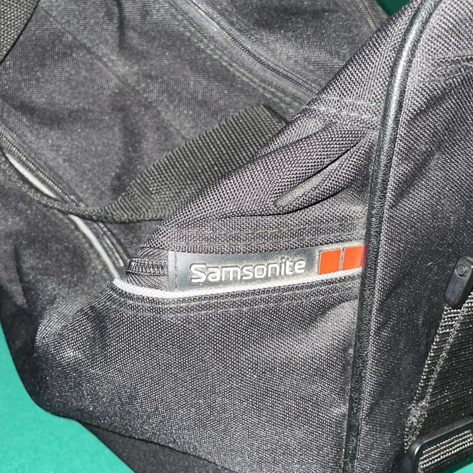 Samsonite negro hombro equipaje de mano/lona  Foto 2 de 4