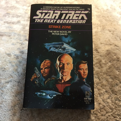 Star Trek Strike Zone Science Fiction Paperback Book by Peter David 1989