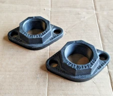 Set of (2) Taco 1-1/4" NPT Flange Cast Iron