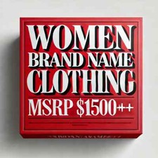 Lot Women's Major Brand  Designer Clothing  One Pair Shoes MSRP 1,500 Bulk