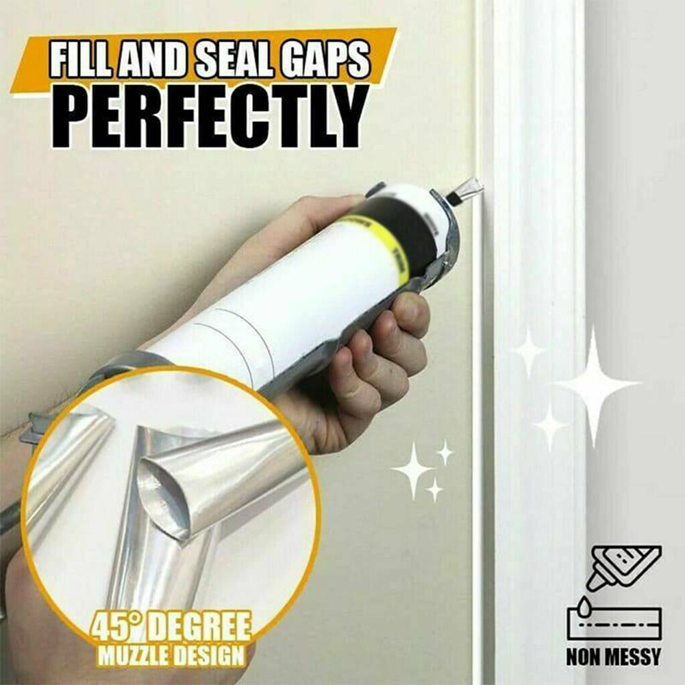 14PCS Nozzle Applicator Caulking Finisher Silicone Sealant Glue Filler Tool Set