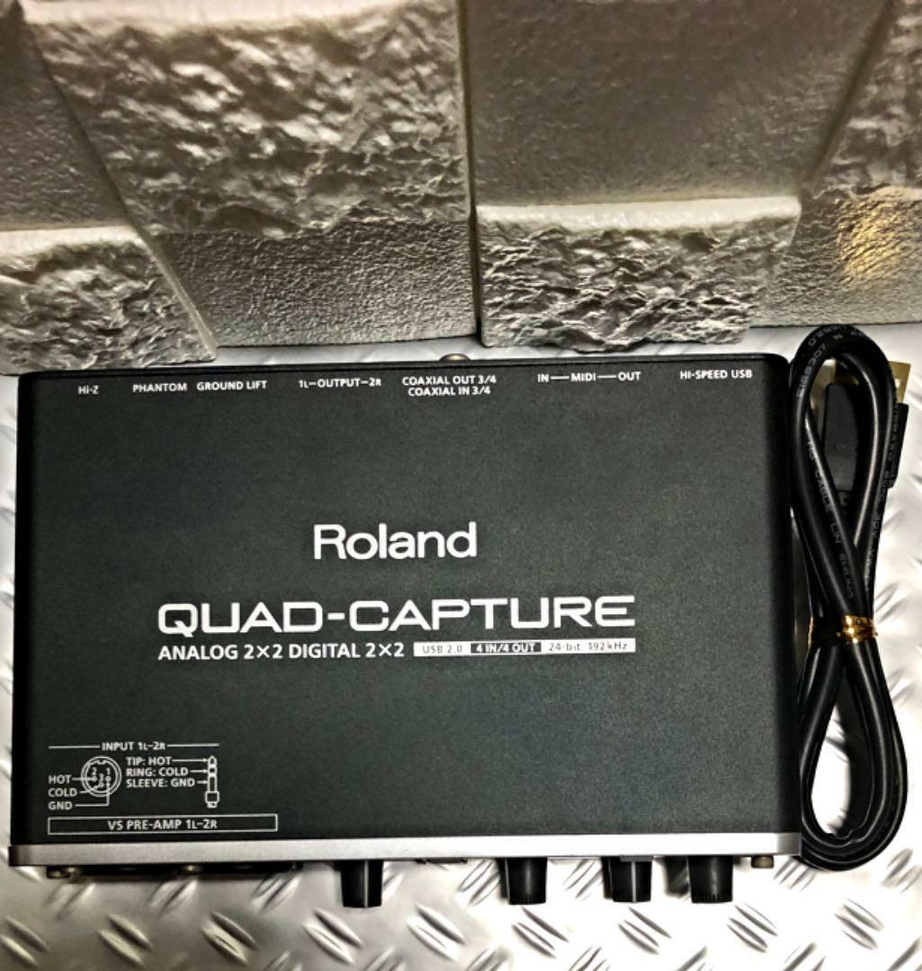 Roland UA 55 QUAD-CAPTURE Audio Interface USB 2.0 24 Bit 192