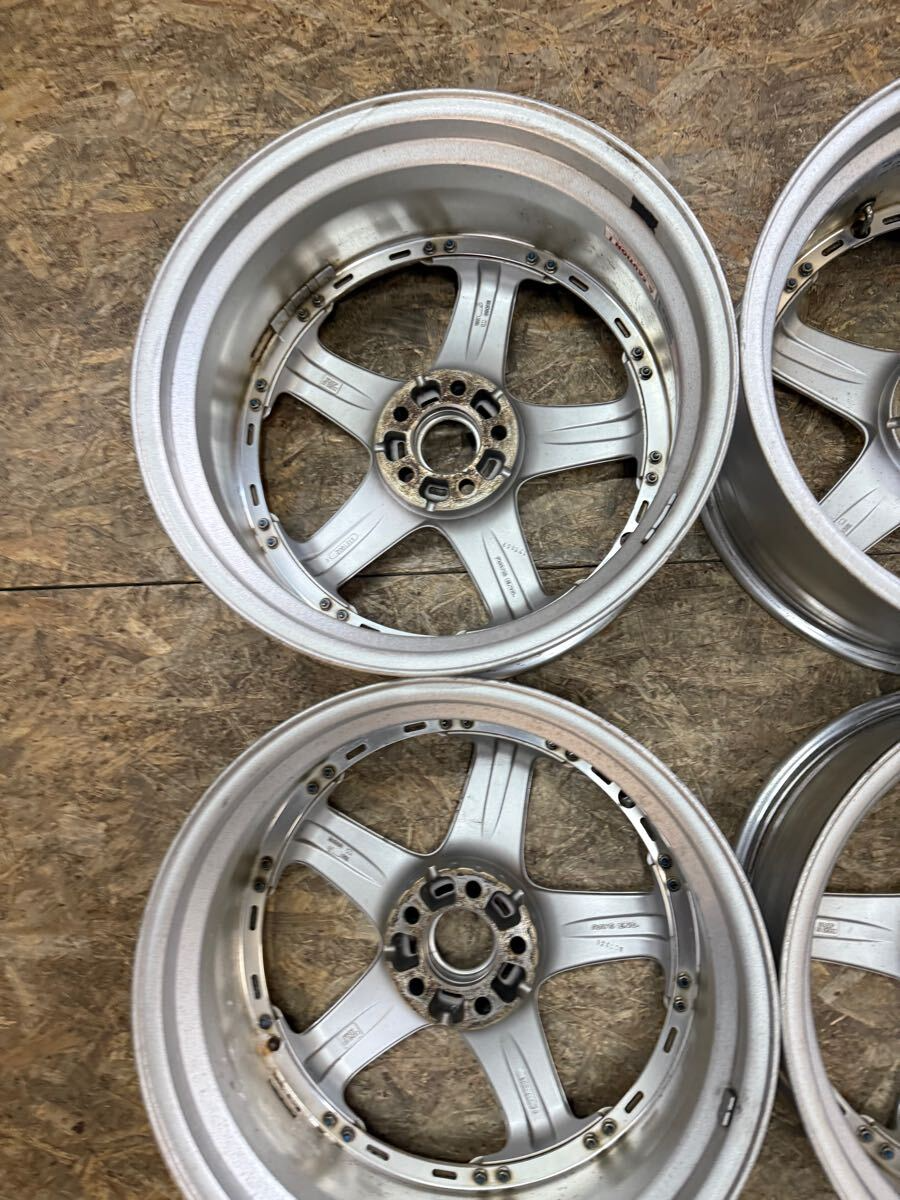 Rare RAYS Volk Racing GT-C Wheels Deep Rims 19 inch 8.5J 9.5J