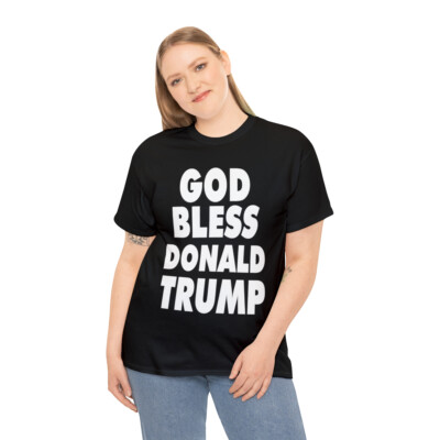 God Bless Donald Trump Sleeve Tee