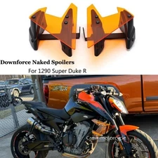 Pair Side Downforce Naked Spoilers Fixed Winglet For 1290 Superduke R 2020 2021