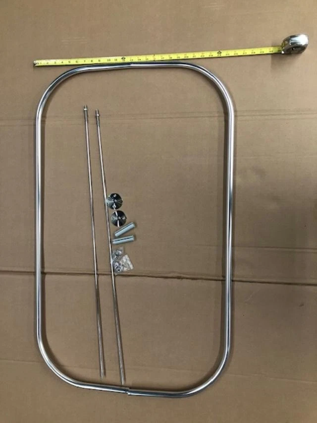 Clawfoot tub Curtain Rod assembly Oval - Image 2 of 3