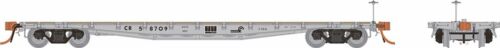 Rapido HO F30A 50' Flat Car: Conrail MOW - 6-Pack