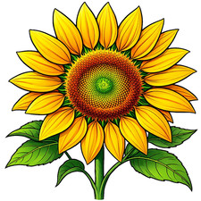 30 Custom Spring Sunflower Personalized Address Labels