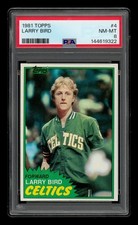 1981-82 Topps Set-Break #  4 Larry Bird PSA 8 NM-MT