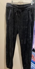 Athleta Recover Cozy Jogger Medium Tall Plush Black Sweatpants Sweats 511385