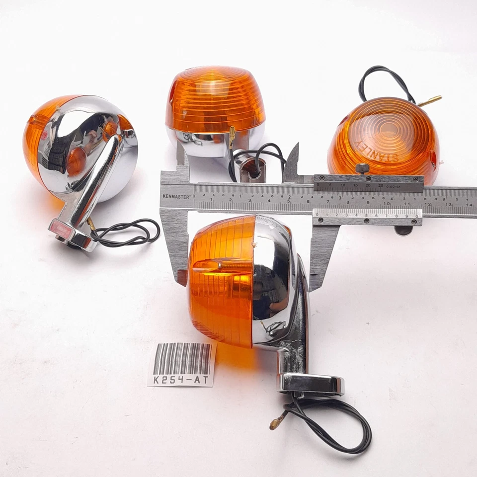 Señal de giro 4 piezas Honda CB100 CB125 S110 Benly S90Z CS90 MayFit CG110 CG125 nuevo #3 Foto 4 de 4