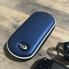 Sony PSP 1001 Console w/OEM Charger, Mem Stick Case, 2 Games, Movie Tested Works