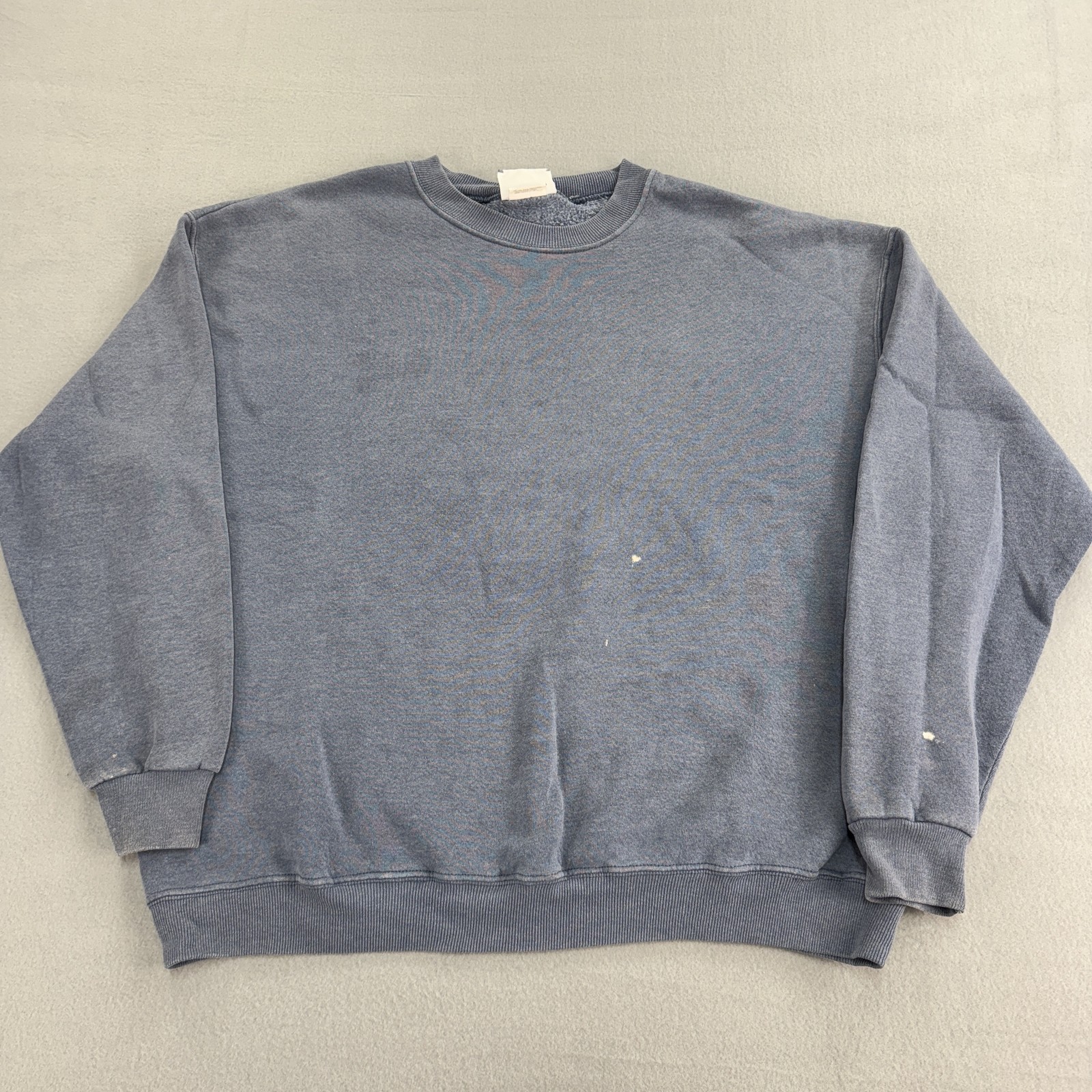 Vintage Lee Sweatshirt Mens XL Blue Crewneck Heavyweight Made USA Pullover 90s