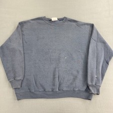 Vintage Lee Sweatshirt Mens XL Blue Crewneck Heavyweight Made USA Pullover 90s