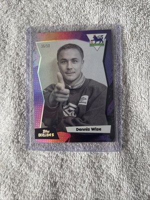 2025 Topps Decades 90s EPL Dennis Wise #36/50 Parallel - Chelsea Legend