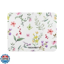 TECKNET Mouse Pad with Anti-fray Stitching, Waterproof Surface an
