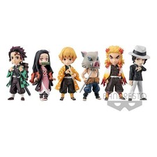 Banpresto Demon Slayer Kimetsu No Yaiba WCF ChiBi Versión Especial 6 Figuras KBC