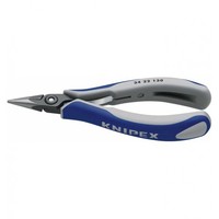 Knipex PräZisions-Elektronik-Greifzange, 135 Mm, Flach-Runde Backen.