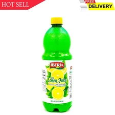 Iberia 100% Lemon Juice from Concentrate, 32 fl oz