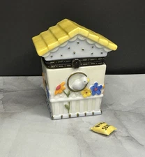 GARDENING CLUB PHB Trinket Box BIRD HOUSE w SEEDs Midwest Cannon Falls No Box