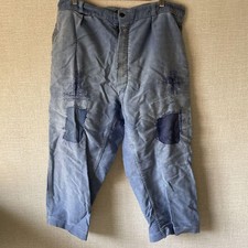1940s French Work Moleskin Pants Size XL