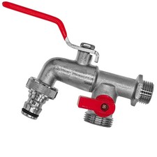 Kugelhahn Wasserhahn Absperrhahn Schrägsitzventil Mini KFE Hahn Kugelauslaufhahn