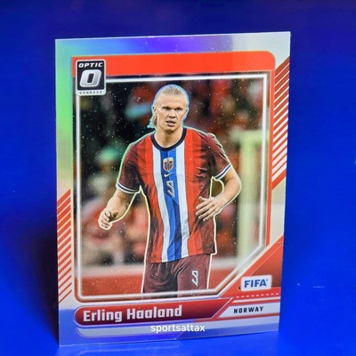 2024-25 Donruss Panini #96 Erling Haaland, Norway OPTIC Silver