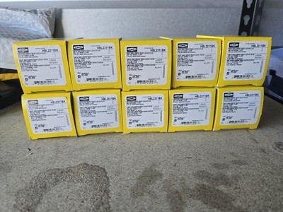 Hubbell HBL2311BK Twist-Lock Plug 20A 125V NEMA L5-20P Lot of 10 New Sealed