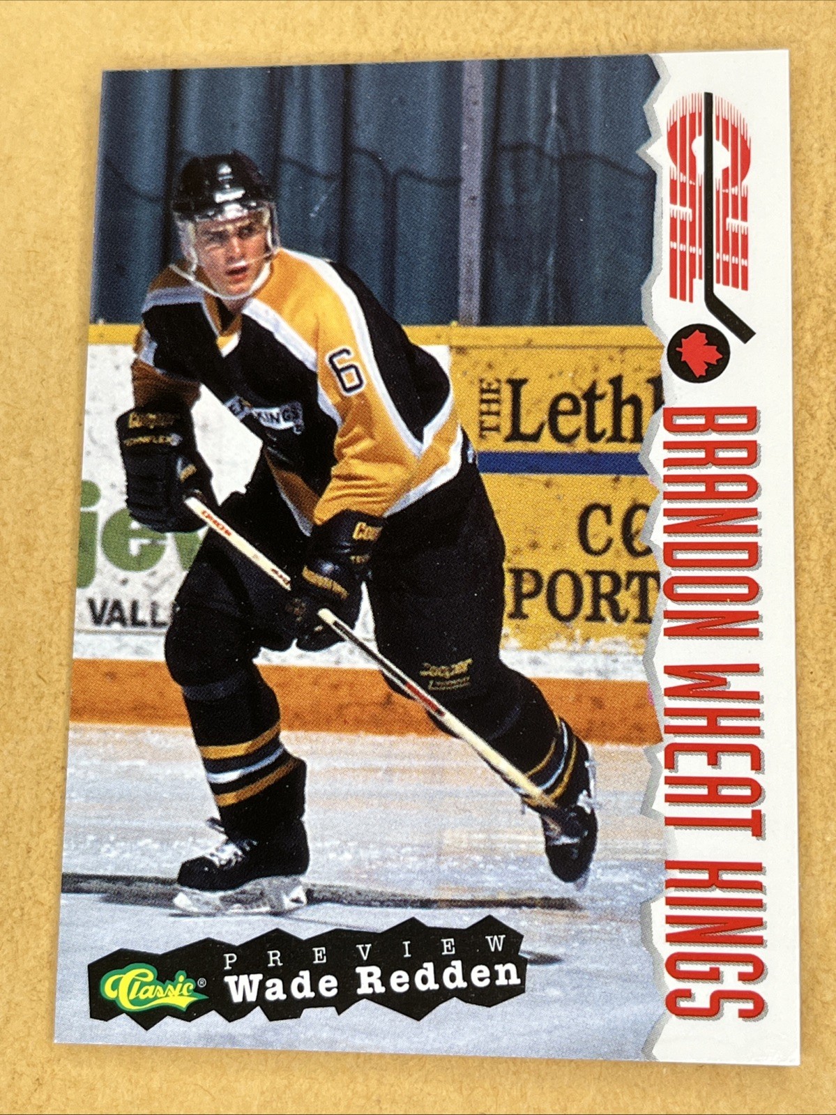 1995 Limited Edition Classic CHL Preview Wade Redden Brandon Wheat Kings