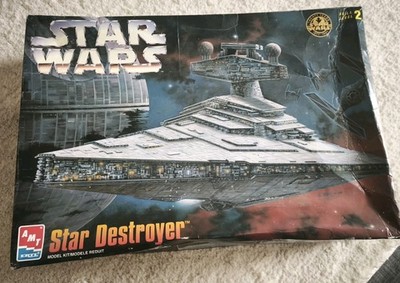 Star Wars Imperial Star Destroyer ERTL/AMT Modell Level 2/ Vintage/OVP /BA