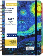 2027 Planner   Weekly   Monthly Planner 2027, Jan.2027 - Dec.2027, 6.4" x