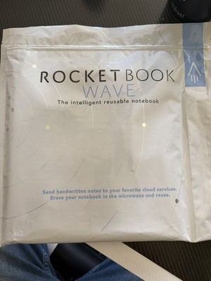 Rocketbook Wave Smart Reusable Notebook Cloud Connect 8 1/2'' x 9 1/2'', NEW