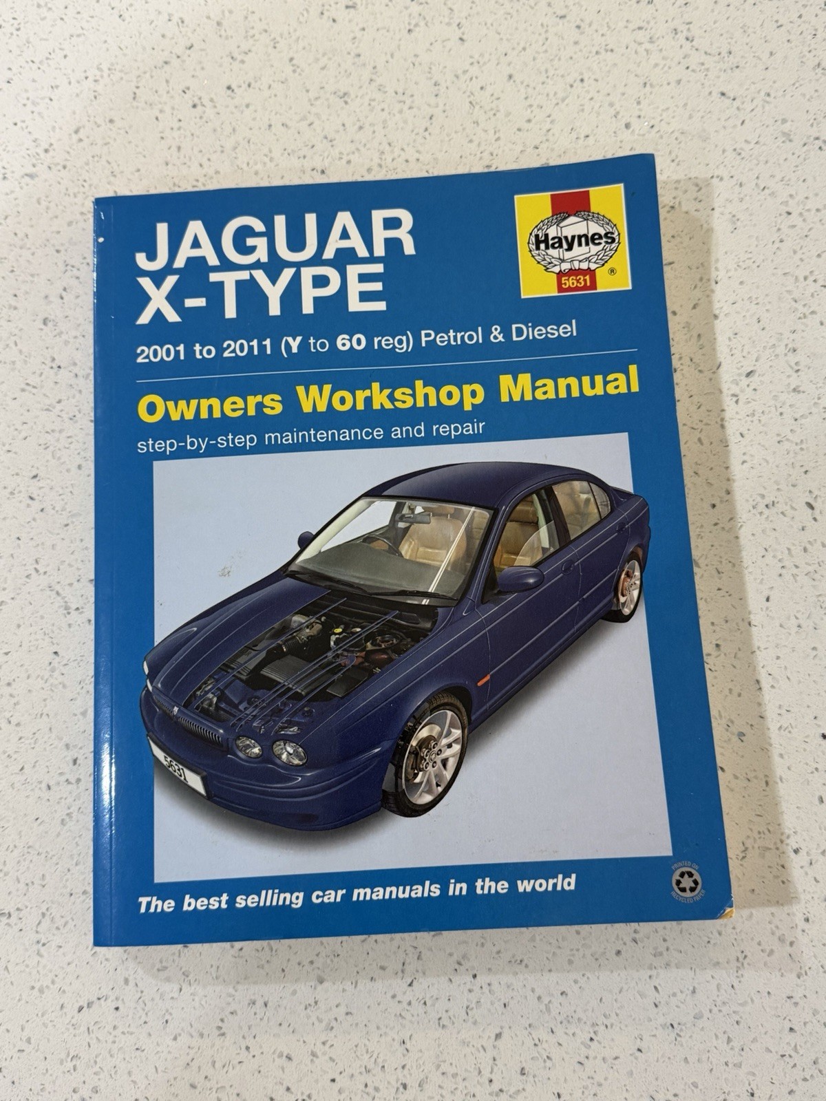 Jaguar X Type Petrol & Diesel (2001 - 2011 - Y-60 Reg) Haynes Repair Manual
