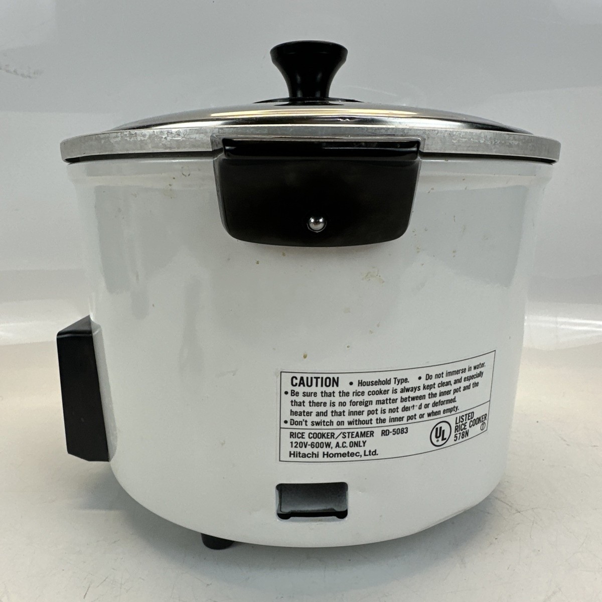 Hitachi Chime-o-matic 8.3 Cup Rice Cooker Rd-5083 600 Watt for
