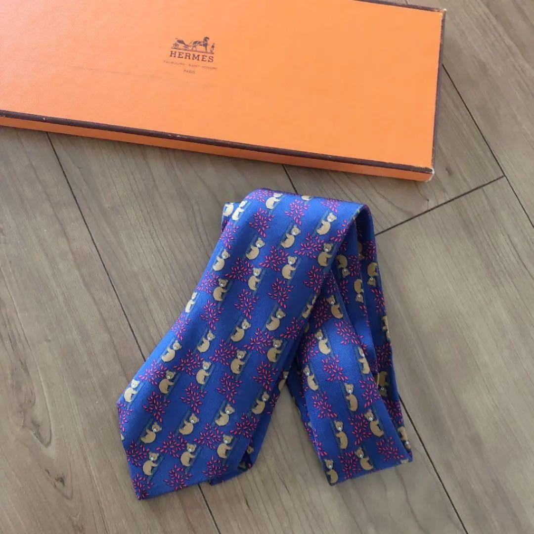HERMES tie bear pattern - image 2