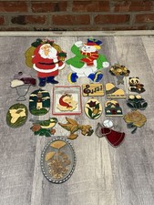 VINTAGE LOT Of 18 Stained Glass Sun Catchers-UNIQUE/EXCELLENT