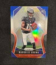 2019 Panini Prizm - Rookies Marquise Brown #341 Red White & Blue Prizm (RC)