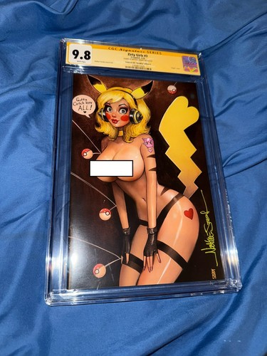 ZIRTY GIRLZ #3 CGC 9.8 SS Signed Nathan Szerdy ~Pikachu/Pokemon