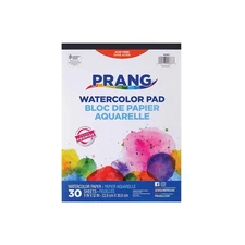 Prang Watercolor Pad 9" x 12" White 30/Sheets (P2367) P2367-0001
