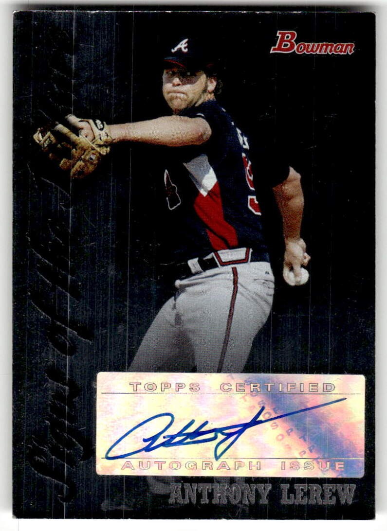 2007 Bowman Draft Picks Prospects Anthony Lerew Signs of the Future #SOF-AL Auto