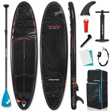 Inflatable Paddle Board, Stand Up Paddleboard with SUP Camera Seat, Wide Stan...