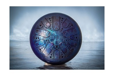 Tank Drum Kosmosky 12'' (30 cm) KSY-5''Circles on fields'' B minor/Hand Pan/Stee...