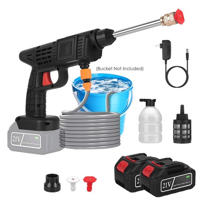 #ad Cordless Portable Pressure Washer 400PSI Power Cleaner with Nozzles amp; Foam Bot $54.99